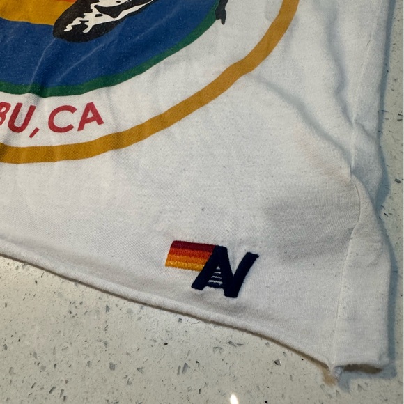 Aviator Nation - SIGNATURE BOYFRIEND TEE - WHITE - Picture 11 of 14